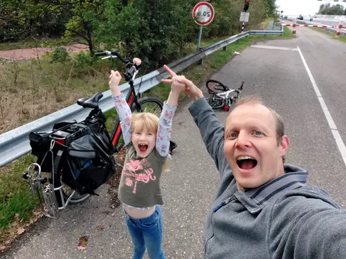 Hier ging Eva het vorige record voorbij en was ze vol energie voor het laatste stuk